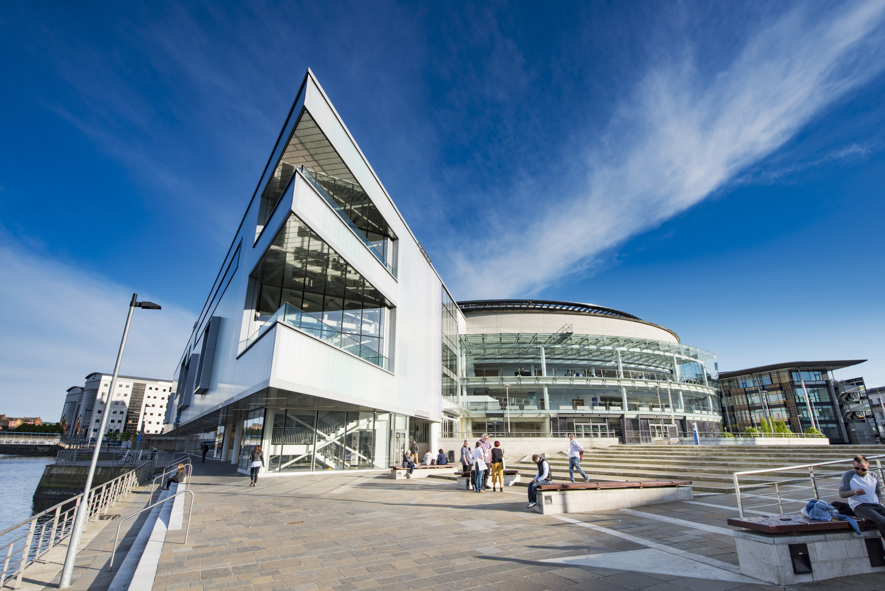 ICC Belfast Riverside Entrance